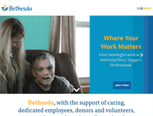 Tablet Screenshot of bethesdalutherancommunities.org